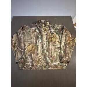 Scentlok Savanna EXT Camo Hunting Full Zip Jacket Size XL Realtree Zip Pockets